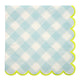 Blue Gingham Large Napkins