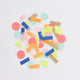 Rainbow Party Confetti Shapes