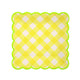 Yellow Gingham Small Plates