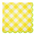 Yellow Gingham Large Napkins