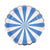 Blue Striped Small Plate