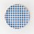 Blue Gingham Platter, Melamine, 16"