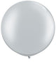 Metallic Silver Balloons - 30 inch