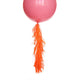 Melon Frilly Balloon Tassel