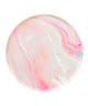 Pink Marble Plates Large