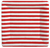 Red And White Stripe Sq Dinner Plates Square Square