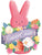 Happy Easter Peeps Bunny Card