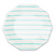 frenchie striped large plates