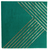 Manhattan - Dark Green Striped Cocktail Napkins