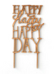 Happy Day Cake Topper