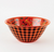 Halloween Gingham Bowl, Melamine, 14"