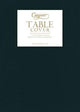 Black Linen Table Cover