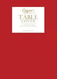Paper Linen red Solid Airlaid Tablecover