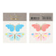 Neon Butterfly Temporary Tattoos