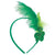 St. Patrick's Shamrock Feather Headband
