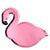 Pink Flamingo Plates