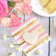 Gold & Pink, Stripe & Spots Cocktail Napkin - Pack of 20