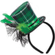 St. Patrick's Day Plaid Top Hat Headband