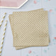 Gold Polka Dot Kraft Napkins