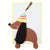 Honeycomb Sausage Dog Birthday Card