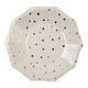 Toot Sweet Gold Stars Small Party Plate