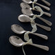Toddler Zodiac Silver Plated Brass Spoons