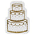 Wedding Cake Shaped Napkins