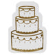 Wedding Cake Shaped Napkins