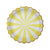 Toot Sweet Yellow Small Striped Plate