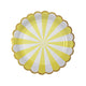 Toot Sweet Yellow Small Striped Plate